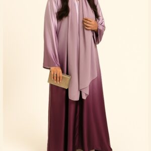 Purple ombré abaya